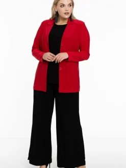 YOEK Blazer<Damen Blazer rot uni