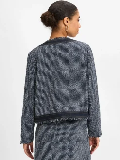 s.Oliver BLACK LABEL Blazer<Damen Blazer marine denim strukturiert