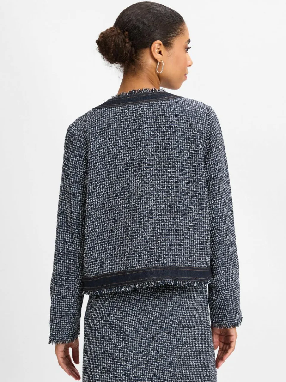 s.Oliver BLACK LABEL Blazer<Damen Blazer marine denim strukturiert