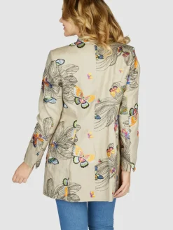 White Label Blazer<Damen Blazer beige uni