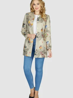 White Label Blazer<Damen Blazer beige uni