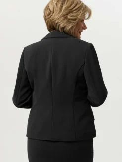 Frank Walder Blazer<Damen Blazer schwarz uni