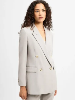 BOSS Blazer<Damen Blazer - Jaleto hellgrau uni