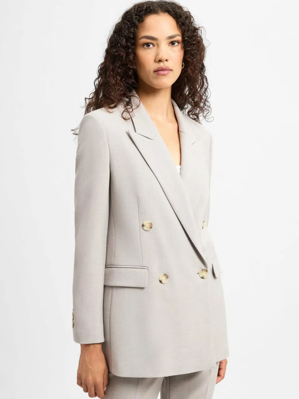 BOSS Blazer<Damen Blazer - Jaleto hellgrau uni