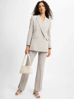BOSS Blazer<Damen Blazer - Jaleto hellgrau uni