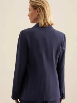 Seidensticker Blazer<Damen Blazer - Uni blau uni