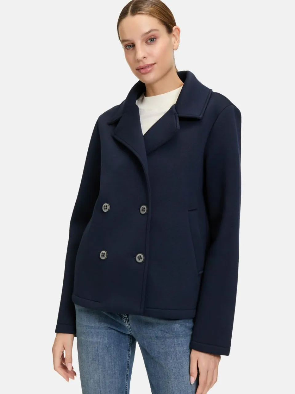 Amber & June Blazer<Damen Blazer-Jacke marine royal uni