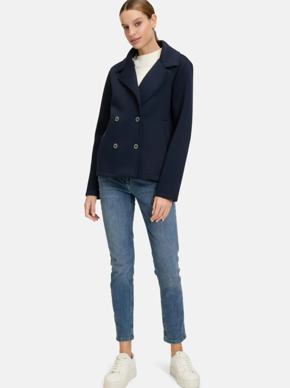 Amber & June Blazer<Damen Blazer-Jacke marine royal uni