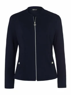 Frank Walder Sweatshirts & Sweatjacken<Damen Blazerjacke marine blau uni