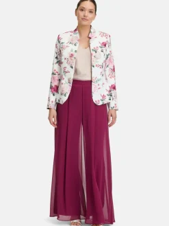 Vera Mont Blazer<Damen Blazer-Jacke mehrfarbig gemustert