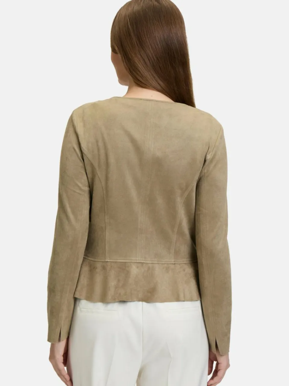 Betty Barclay Blazer<Damen Blazer-Jacke taupe uni