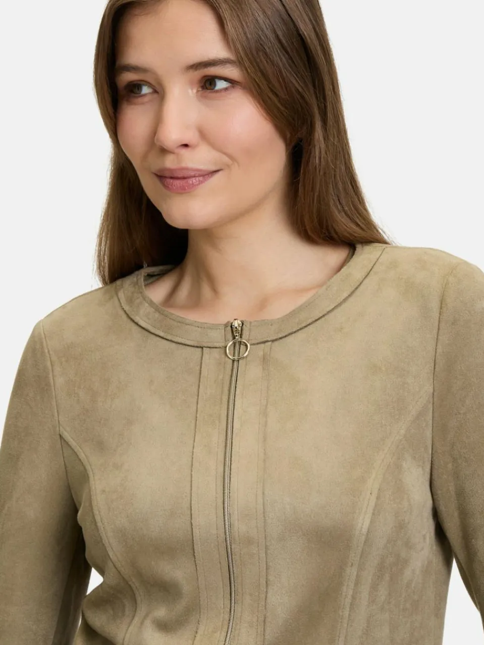 Betty Barclay Blazer<Damen Blazer-Jacke taupe uni