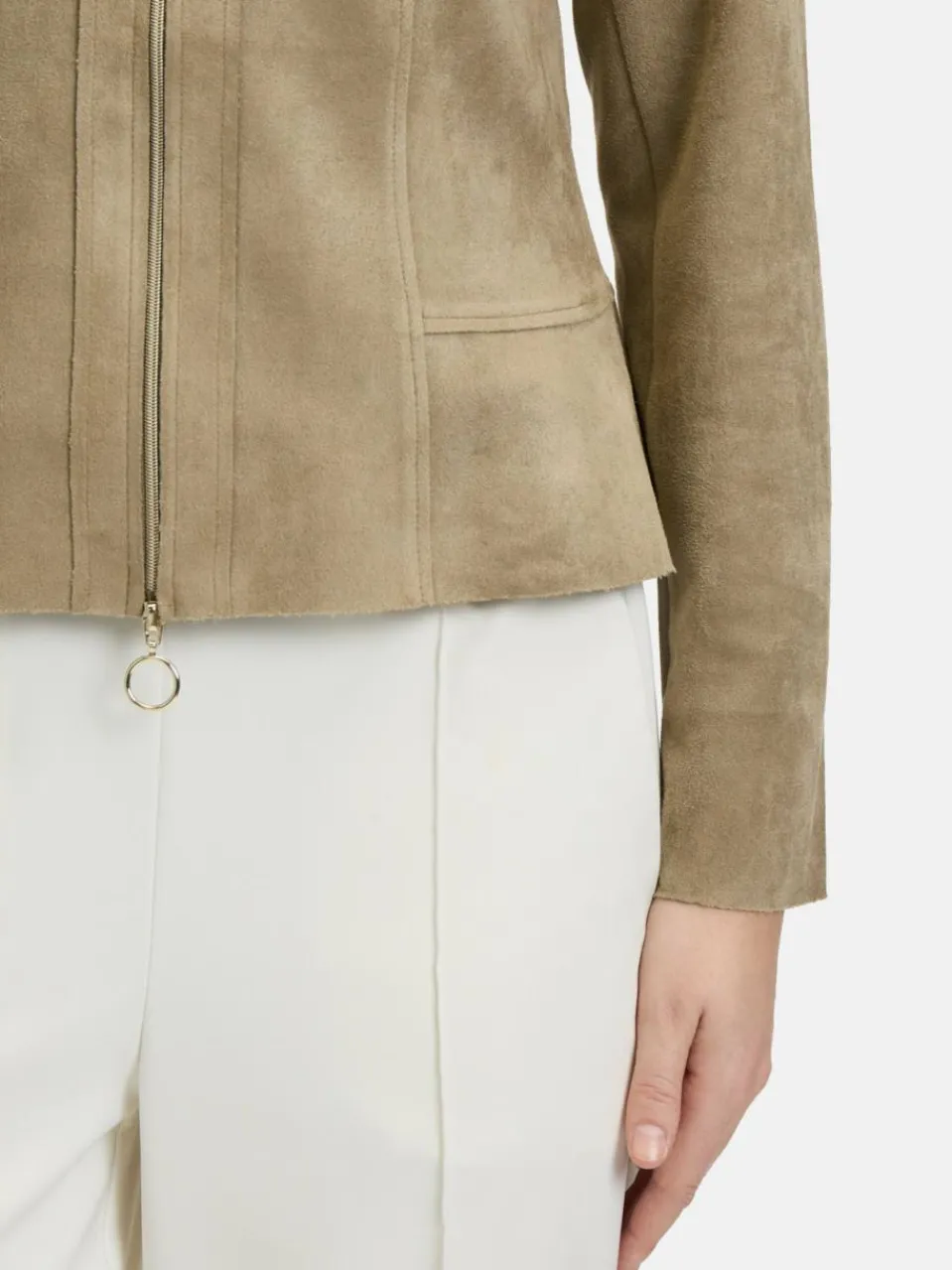 Betty Barclay Blazer<Damen Blazer-Jacke taupe uni