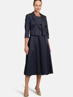 Vera Mont Blazer<Damen Blazer-Jacke marine blau uni