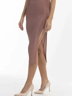 Damen Faina Röcke>Damen Bleistiftrock in Glitzer-Optik