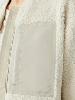 Oui Jacken & Westen<Damen Blouson beige uni