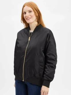 Marie Lund Collection Jacken & Westen<Damen Blouson schwarz uni