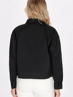 Schmuddelwedda Jacken & Westen<Damen Blouson schwarz gemustert