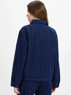 Damen adidas Originals Jacken & Westen>Damen Blouson - Pinstripe Jacket