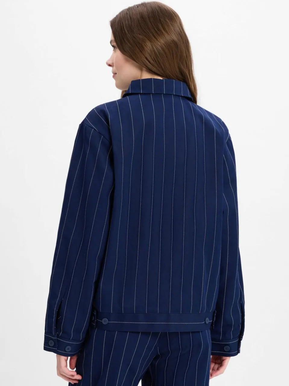Damen adidas Originals Jacken & Westen>Damen Blouson - Pinstripe Jacket