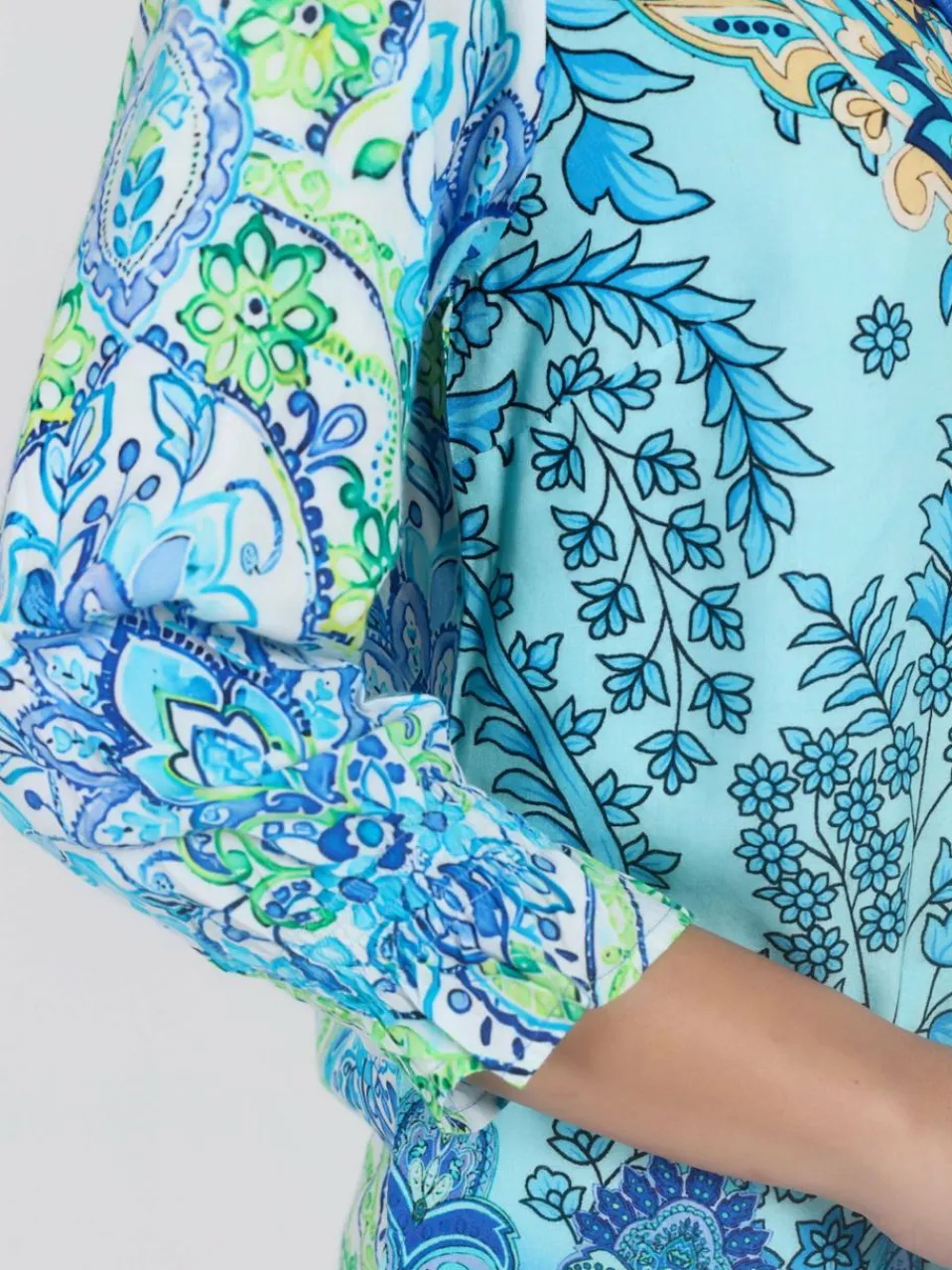 Vicci Germany Blusen<Damen Bluse blau gemustert