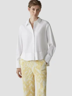 LCMT Blusen<Damen Bluse weiß uni