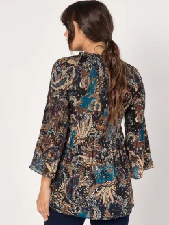 Damen Apricot Blusen>Damen Bluse