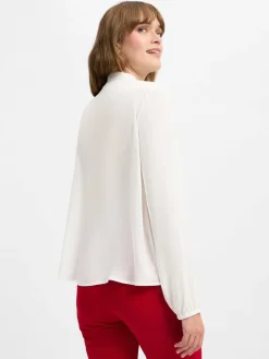 Franco Callegari Collection Blusen<Damen Bluse weiß uni