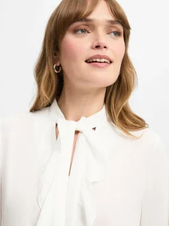 Franco Callegari Collection Blusen<Damen Bluse weiß uni