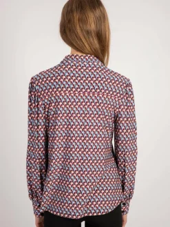 Vicci Germany Blusen<Damen Bluse rot blau kariert