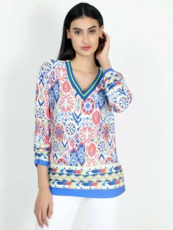 Vicci Germany Blusen<Damen Bluse mehrfarbig bedruckt