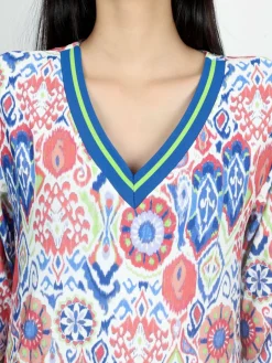 Vicci Germany Blusen<Damen Bluse mehrfarbig bedruckt