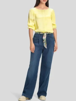 Marc Cain Blusen<Damen Bluse gelb uni