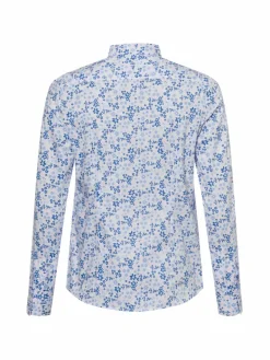 brookshire Blusen<Damen Bluse blau weiß uni