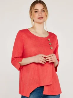 Damen Apricot Blusen>Damen Bluse