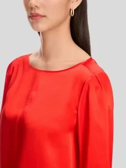 Marc Cain Blusen<Damen Bluse rot uni