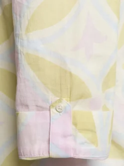 Marie Lund Blusen<Damen Bluse vanille mehrfarbig gemustert