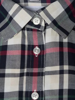 brookshire Blusen<Damen Bluse marine ecru kariert