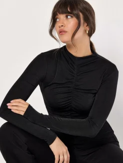 Damen Apricot Blusen><noscript><img width=