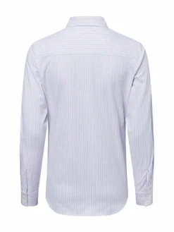 Marie Lund Blusen<Damen Bluse rosa hellblau gestreift