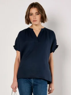 Damen Apricot Blusen>Damen Bluse