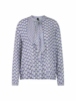 Marc Cain Blusen<Damen Bluse lila gemustert