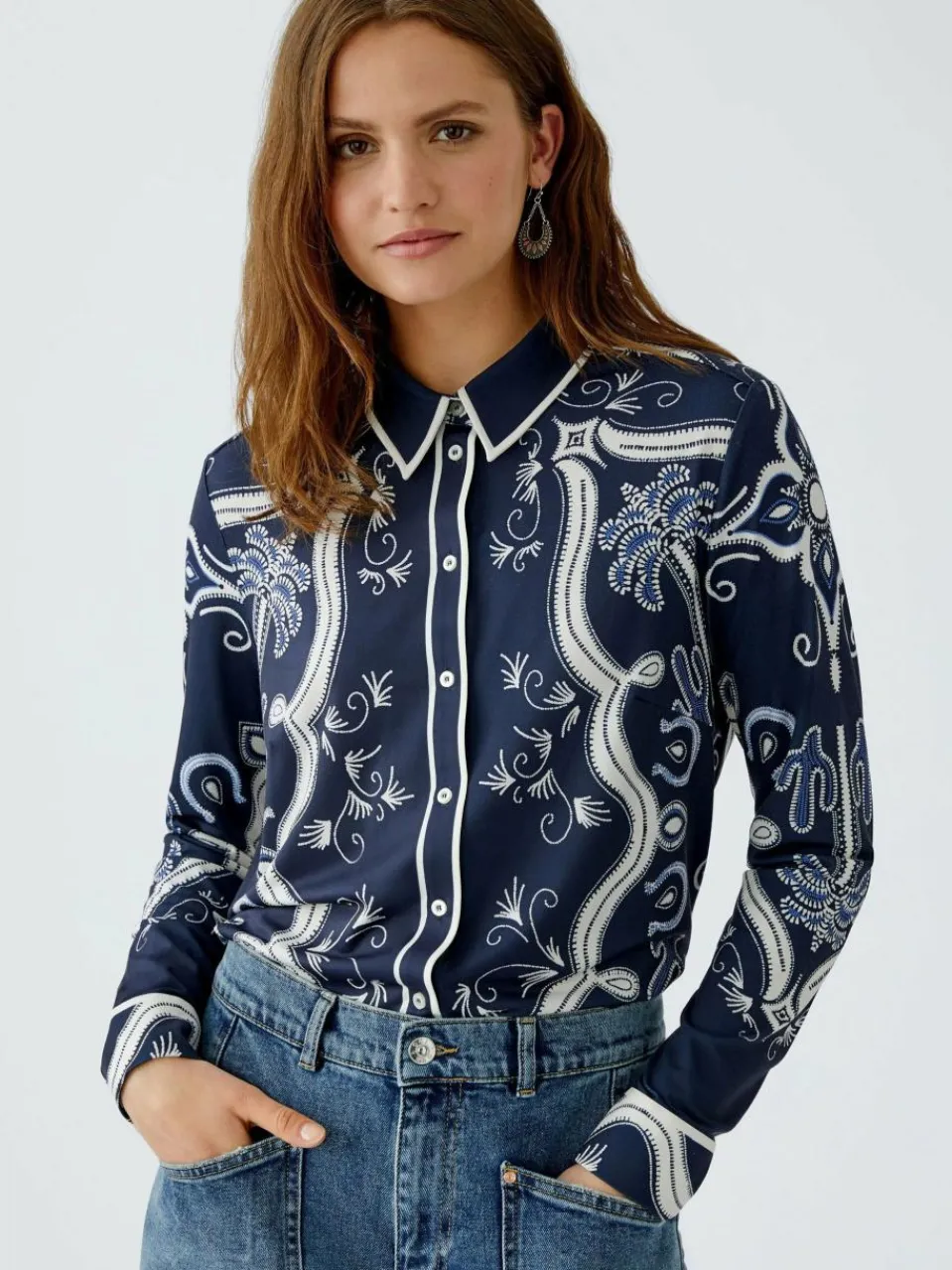 Damen Oui Blusen>Damen Bluse