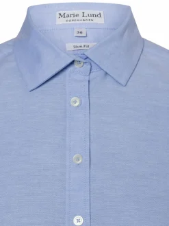 Marie Lund Blusen<Damen Bluse hellblau meliert