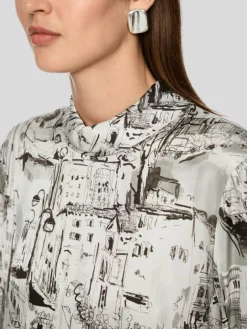 Marc Cain Blusen<Damen Bluse beige gemustert