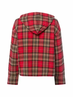 Joop Jeans Blusen<Damen Bluse - Bridget rot camel kariert