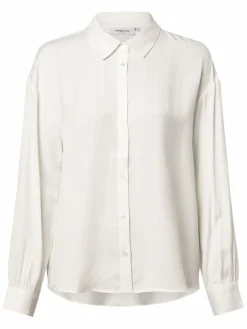 Msch Copenhagen Blusen<Damen Bluse - MSCHSandeline Maluca weiß uni