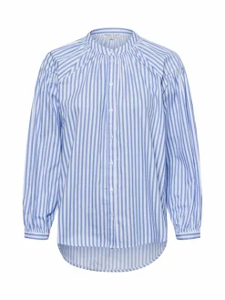 Marie Lund Blusen<Damen Bluse - Ronja blau weiß gestreift