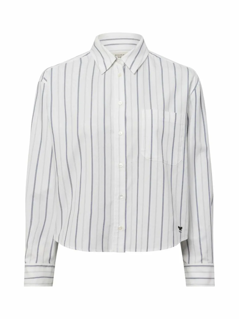 Weekend Max Mara Blusen<Damen Bluse - Rubiera weiß blau gestreift