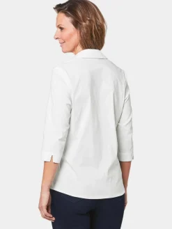 Damen Goldner Blusen>Damen Bluse - Stretchbequeme Bluse mit Baumwolle